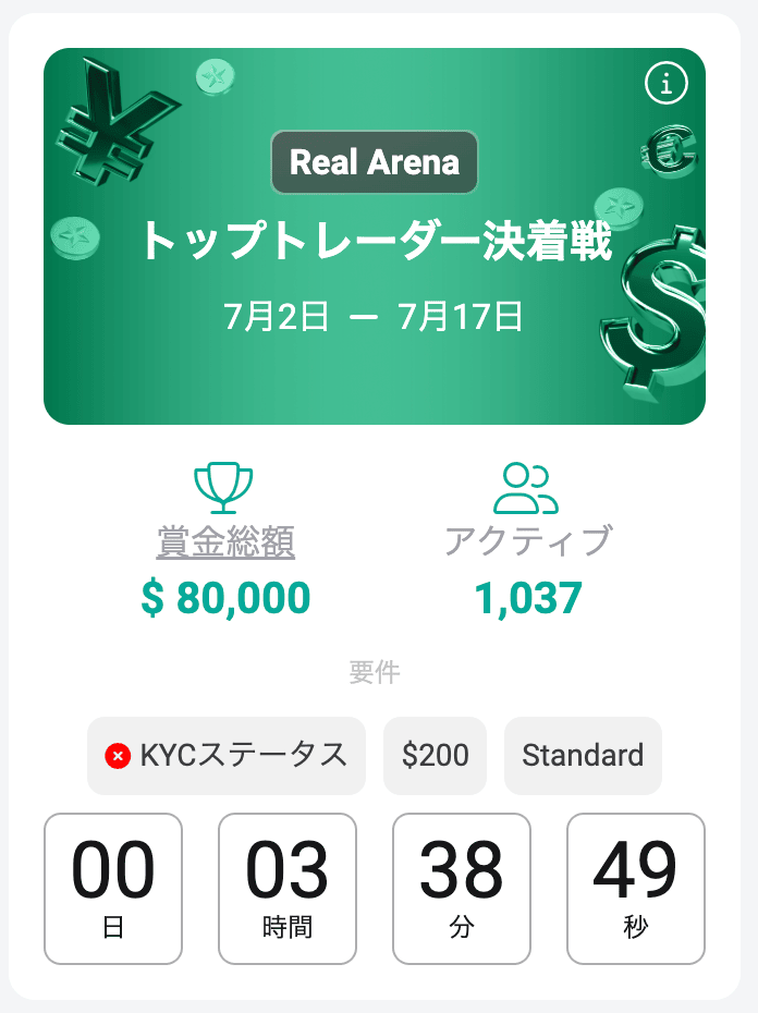 xmtradingコンテスト